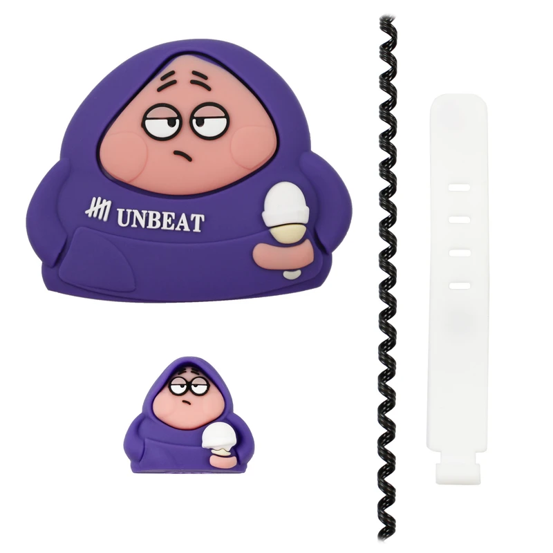 محافظ کابل و شارژر طرح UNBEAT مجموعه 4 عددی