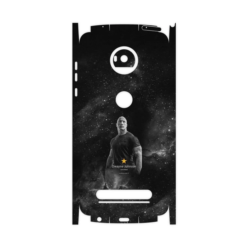 برچسب پوششی ماهوت مدل Dwayne Johnson-FullSkin مناسب برای گوشی موبایل موتورولا Moto Z2 Play