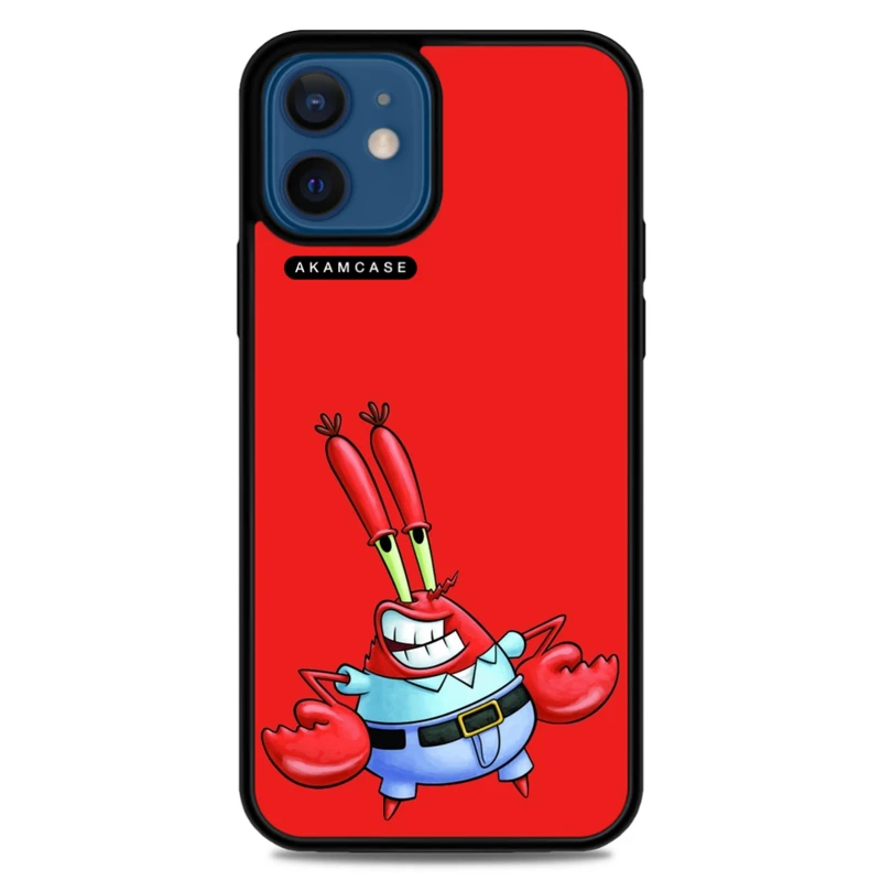 کاور آکام مدل AMC-WA12M-SPONGE BOB15 مناسب برای گوشی موبایل اپل iPhone 12 Mini