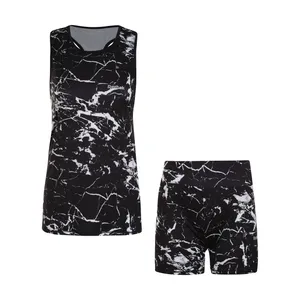 ست تاپ و شلوارک ورزشی زنانه مدل استایل کد Mhrang-15