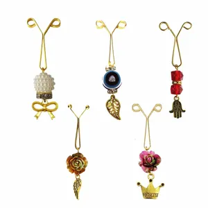 گیره روسری زنانه مدل دنیز کد 004 مجموعه 5 عددی