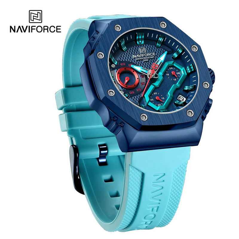 ساعت مچی عقربه ای نیوی فورس مدل سه موتوره فول تایم