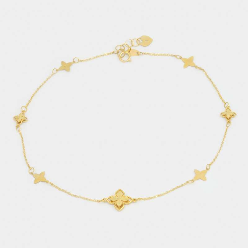 پابند طلا 18 عیار زنانه مایا ماهک مدل MA0177 ونکلیف تراش