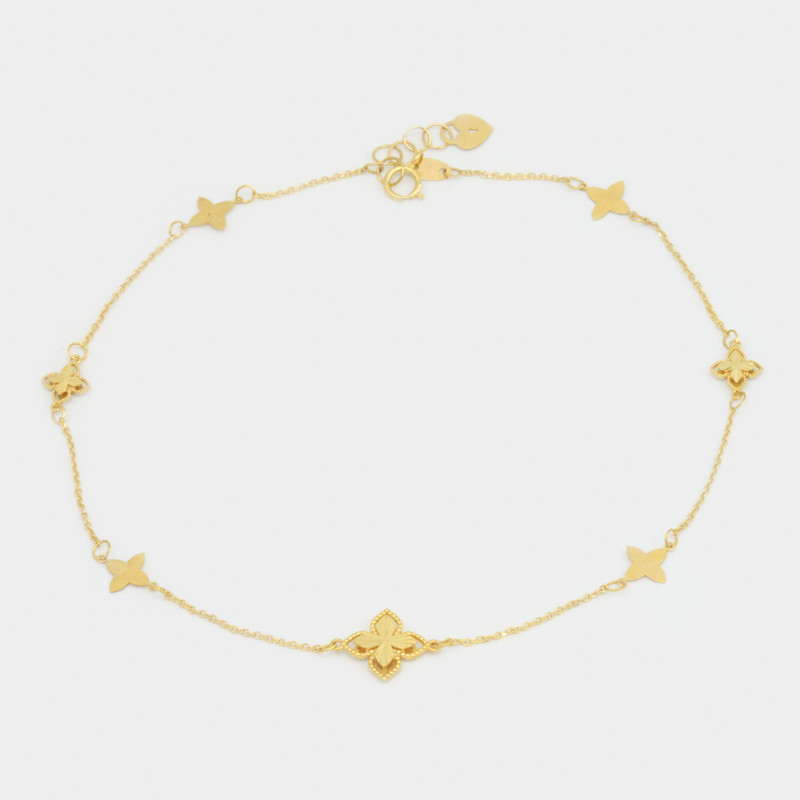 پابند طلا 18 عیار زنانه مایا ماهک مدل MA0177 ونکلیف تراش