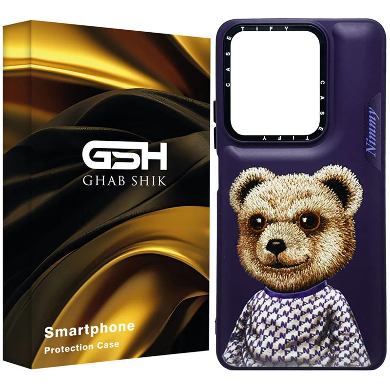 کاور قاب شیک مدل سیلیکونی طرح پوفی مناسب برای گوشی موبایل شیائومی Redmi Note 13 4G