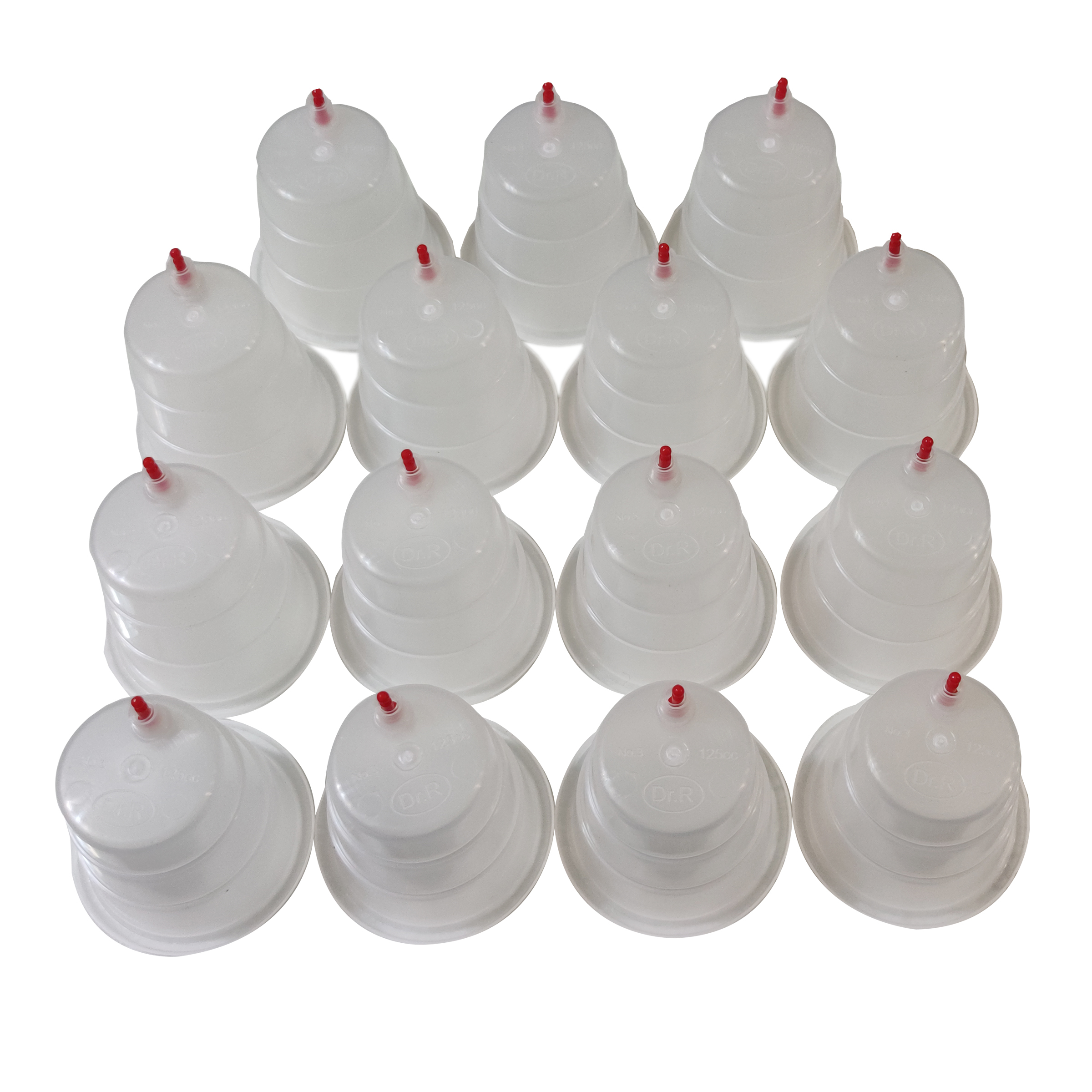 لیوان بادکش مدل CAP125 بسته 15 عددی