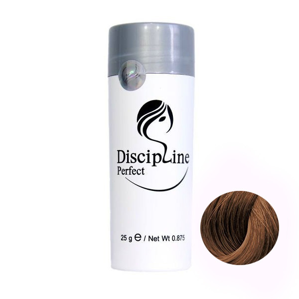 پودر پرپشت کننده مو دیسیپلین شماره 7.0 وزن 25 گرم رنگ قهوه ای شکلاتی