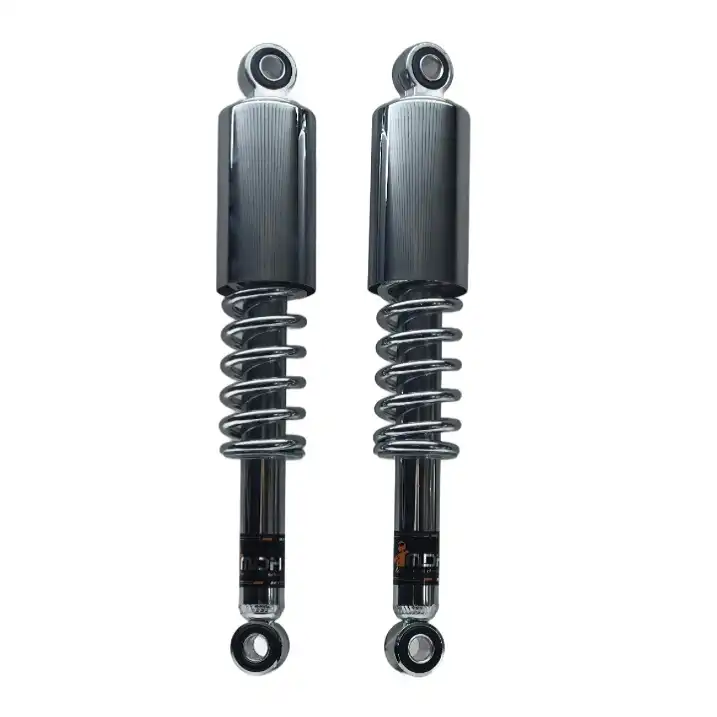 کمک فنر عقب موتور سیکلت ام دی اچ مدل  CG125-2 CP CHROME مجموعه دو عددی