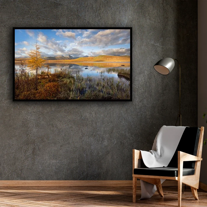 تابلو بکلیت طرح منظره طبیعت فصل پاییز مدل B-D1640