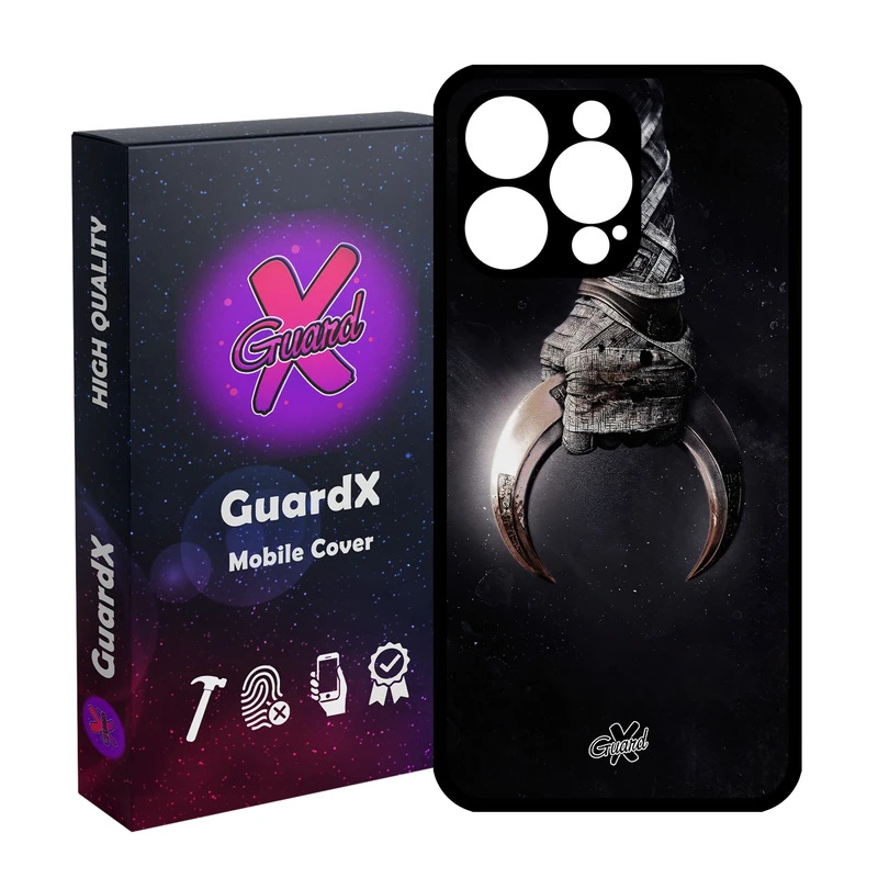 کاور گارد ایکس طرح شوالیه ماه مدل Glass10451 مناسب برای گوشی موبایل اپل iPhone 15 Pro Max