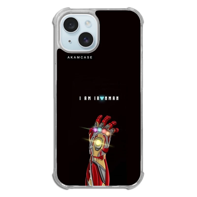 کاور آکام مدل AMC-WTA15-IRON MAN10 مناسب برای گوشی موبایل اپل iPhone 15