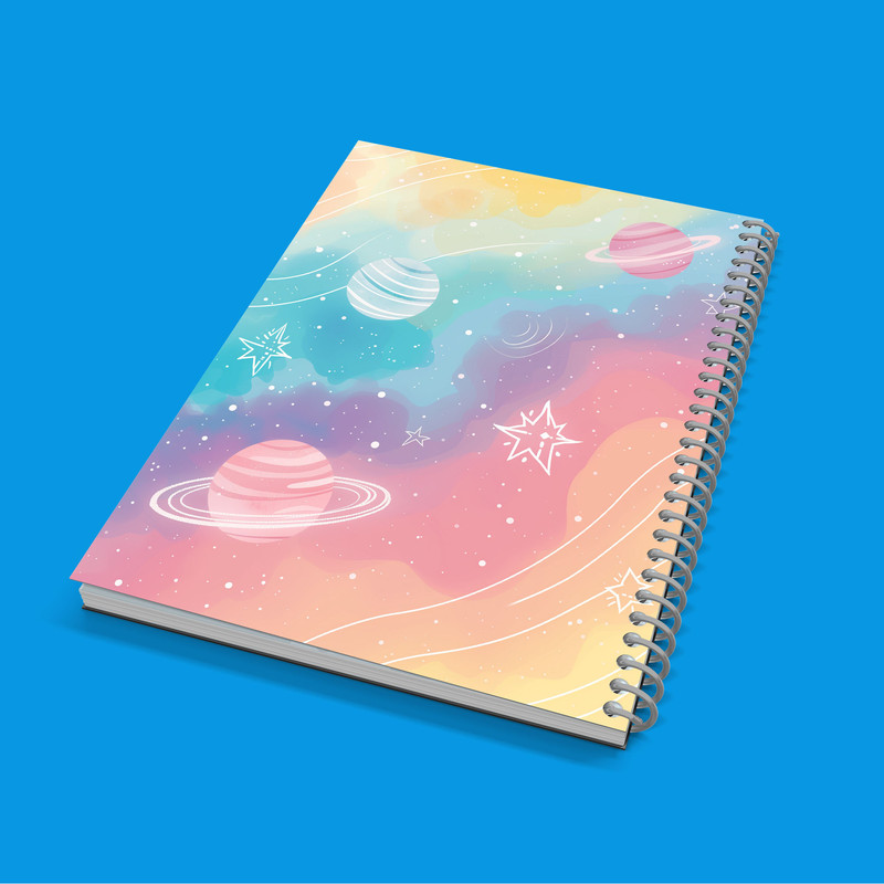 دفتر مشق 100 برگ مدوپد مدل پاستیلی کد DF13574