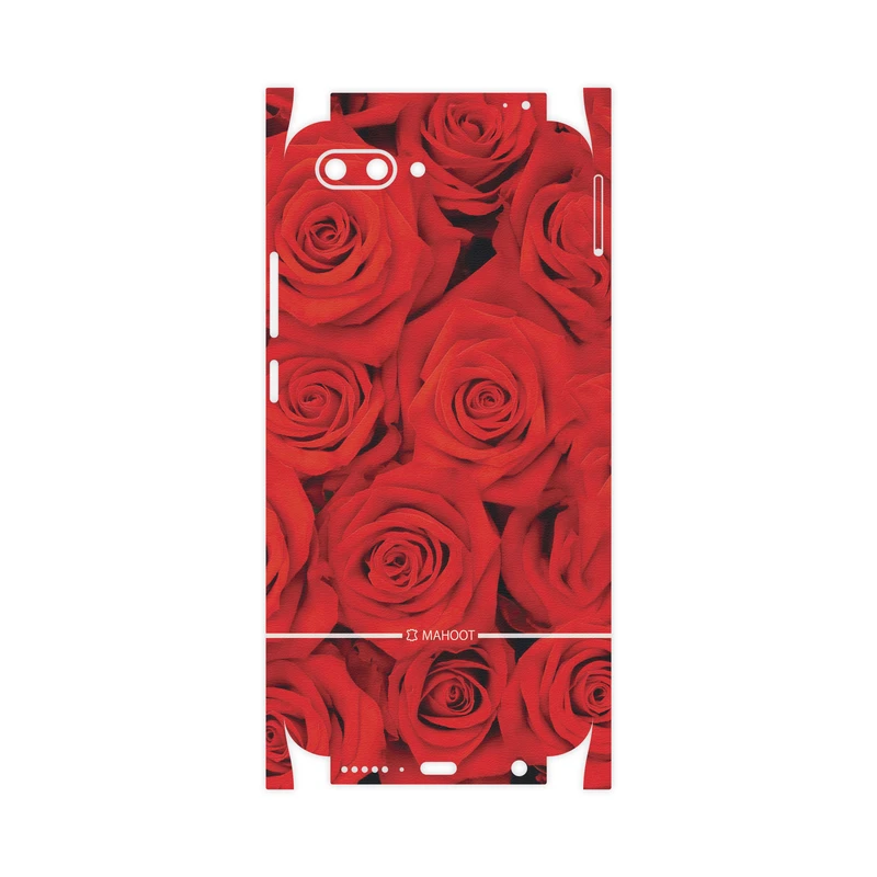 برچسب پوششی ماهوت مدل Red-Flower-FullSkin مناسب برای گوشی موبایل آنر 10