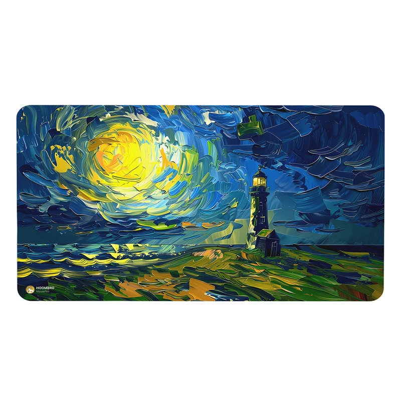 ماوس پد هومرو مدل MX1623 طرح نقاشی فانوس دریایی