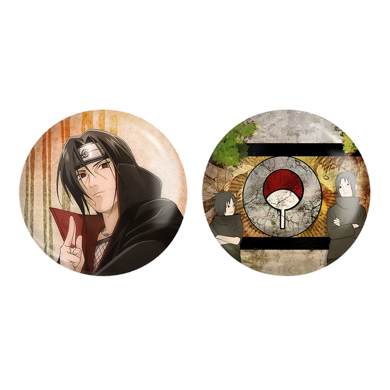مگنت خندالو طرح ایتاچی اوچیها و ساسکه و نماد خاندان اوچیها انیمه ناروتو کد 1127211271 مجموعه 2 عددی