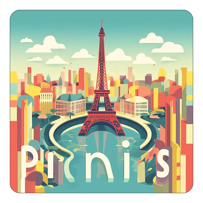 مگنت کاکتی طرح پاریس Paris مدل mp55476