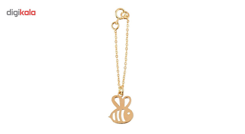 آویز ساعت طلا 18 عیار اسنوگلد کد 15004