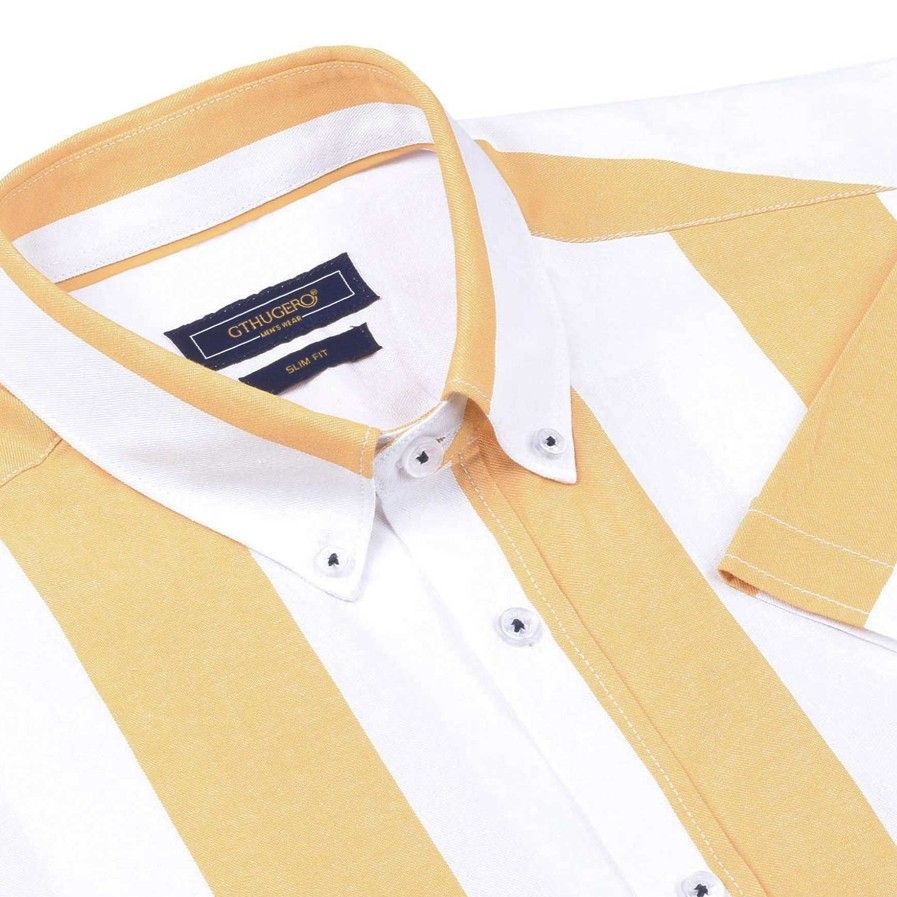 پیراهن آستین کوتاه مردانه جی تی هوگرو مدل 019 -  - 4