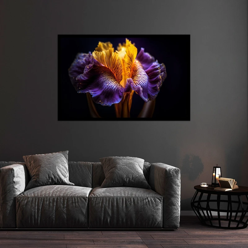 تابلو بکلیت طرح تصاویر هنری گل مدل B-bu1367