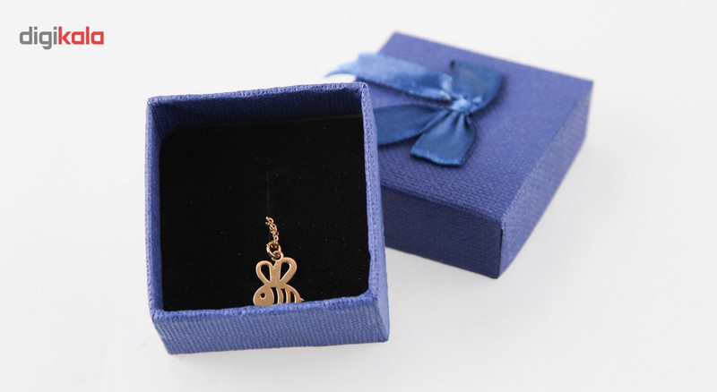 آویز ساعت طلا 18 عیار اسنوگلد کد 15004