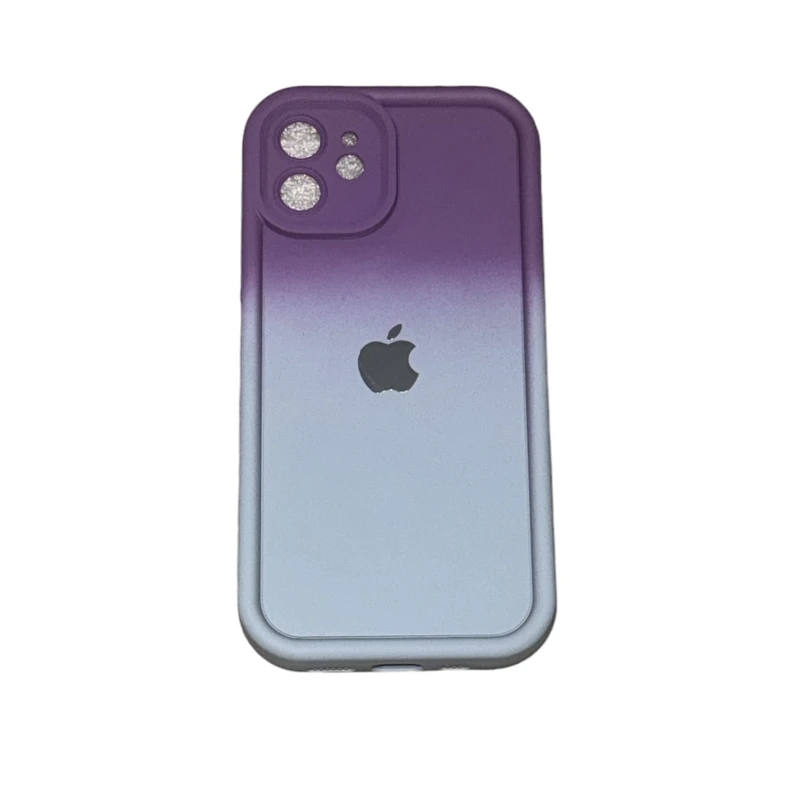 کاور طرح سیلیکونی دو رنگ کد 3434 مناسب برای گوشی موبایل اپل iphone  12