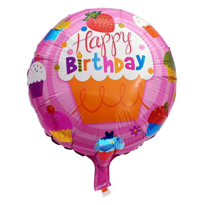 بادکنک فویلی مدل Happy Birthday طرح شمع