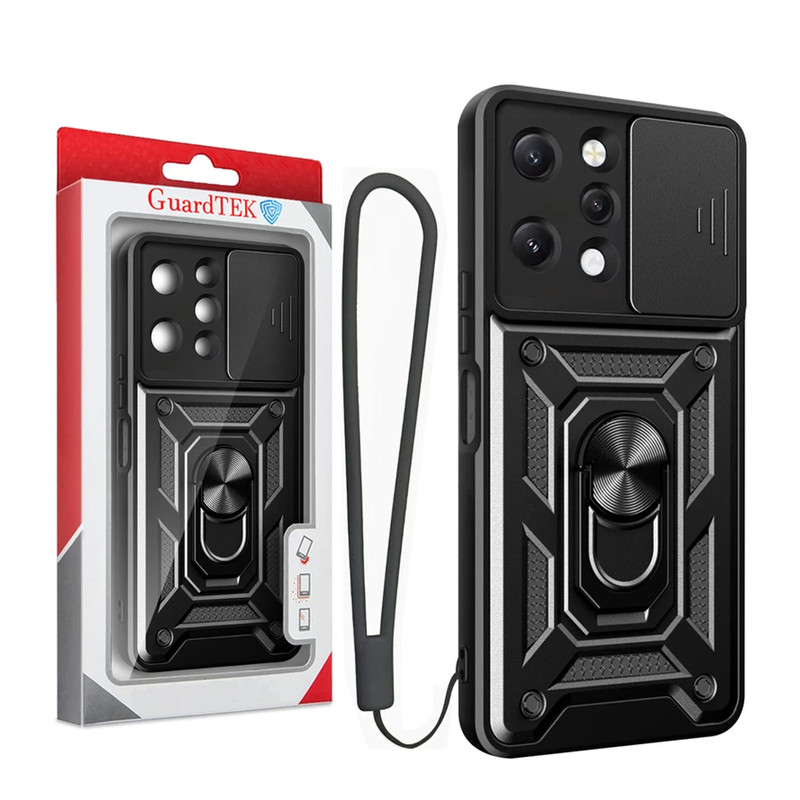 کاور گاردتک مدل آساک Dcamp2 Strap مناسب برای گوشی موبایل شیائومی Redmi12 4G/ Redmi 12 به همراه بند