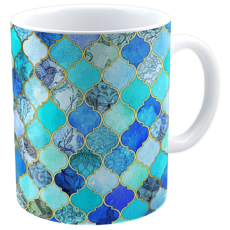 ماگ شین دیزاین طرح کاشی مراکشی کد 4019