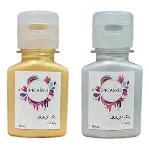 رنگ اکریلیک پیکاسو کد 4 حجم 60 میلی لیتر بسته دو عددی