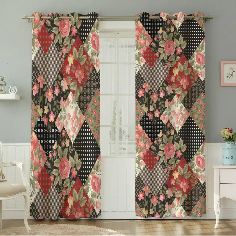 پرده نیروانا طرح سنتی  مدل مخمل کد 4923سایز 140×280 سانتی متر