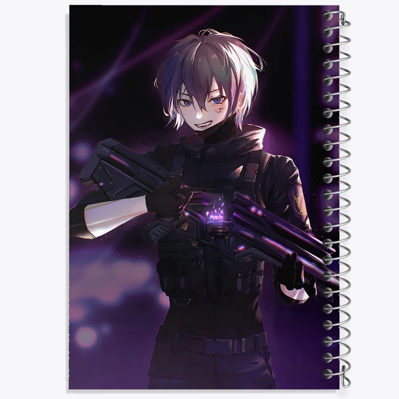 دفتر شطرنجی 50 برگ خندالو مدل بازی ولورانت (Valorant) کد 33063