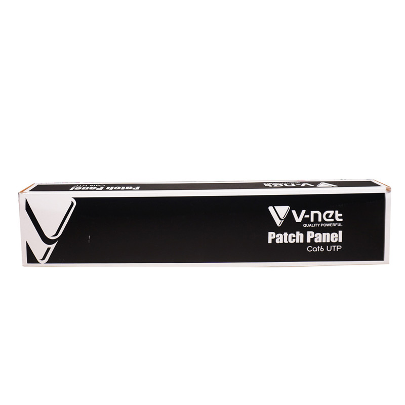 پچ پنل 24 پورت CAT6 UTP وی نت مدل V-NPC6U024