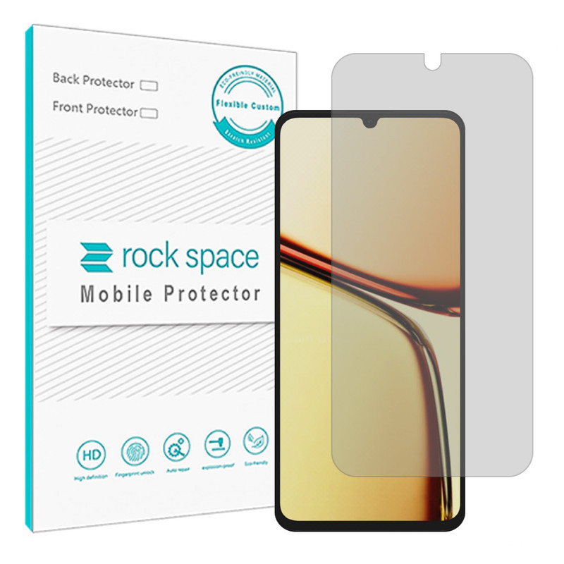محافظ صفحه نمایش شفاف راک اسپیس مدل Resistant‌ مناسب برای گوشی موبایل ریلمی C61