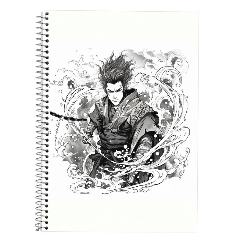 دفتر زبان 50 برگ مدوپد مدل Demon Slayer کد DF10485