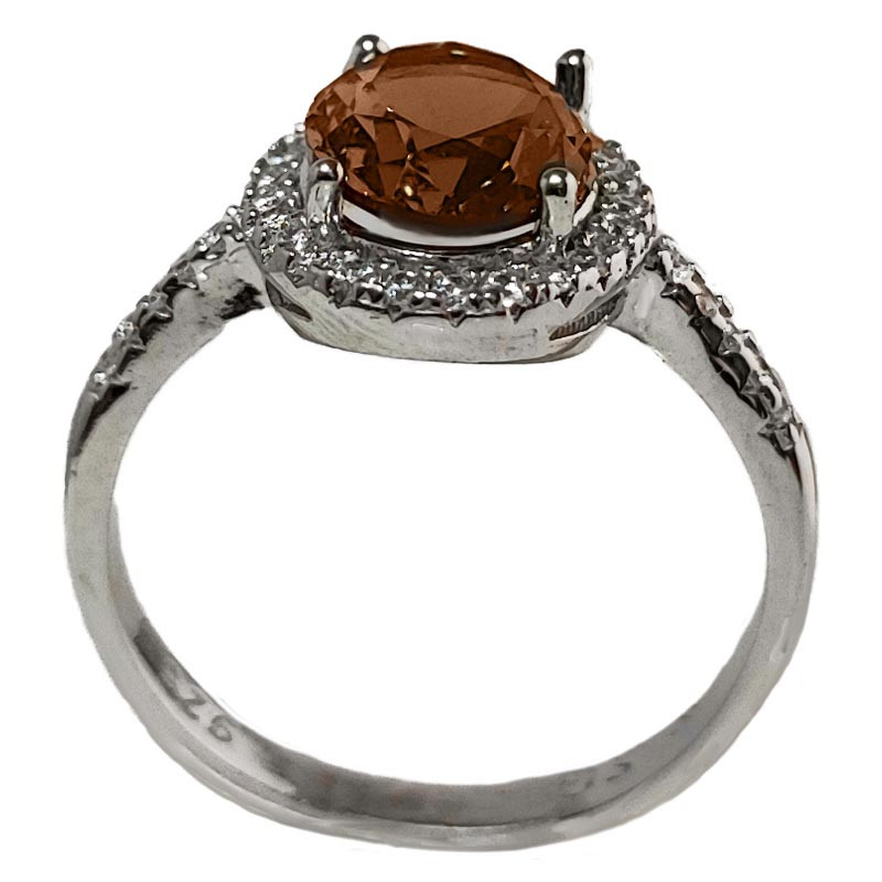 انگشتر نقره زنانه مدل الکساندریت GX7023