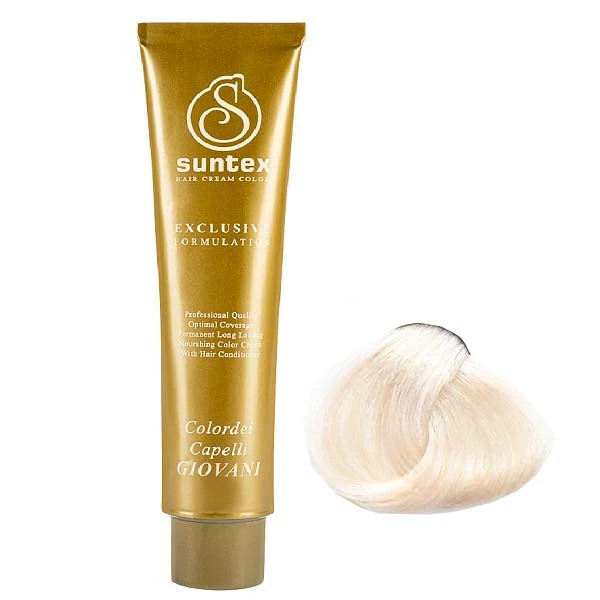 رنگ مو سانتکس شماره 90/00 مدل 2023 حجم 120 میلی لیتر رنگ کریستالی