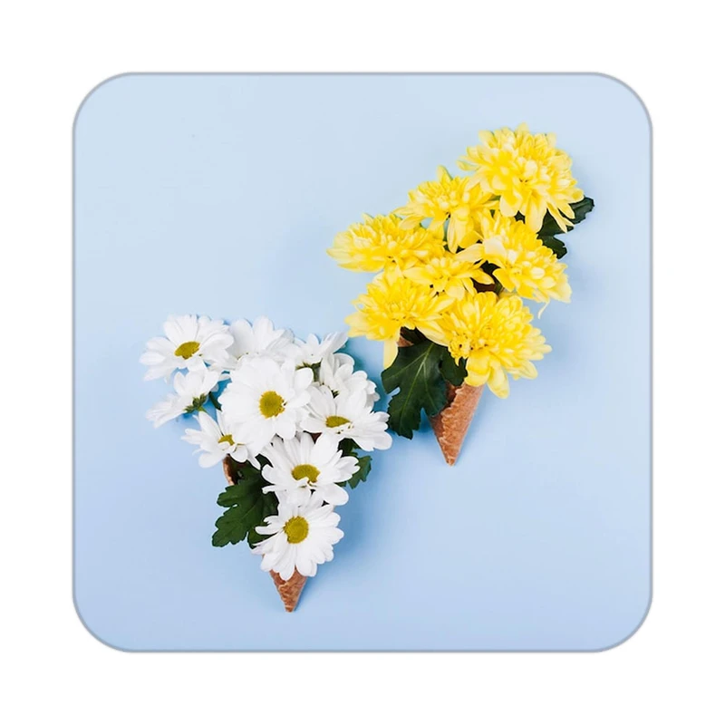 زیر لیوانی کاکتی طرح گل مدل mp17092