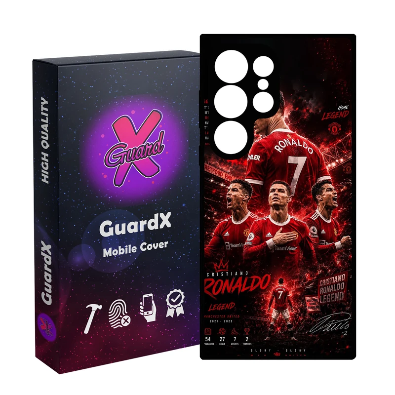 کاور گارد ایکس طرح Ronaldo مدل 11091 مناسب برای گوشی موبایل سامسونگ Galaxy S25 Ultra