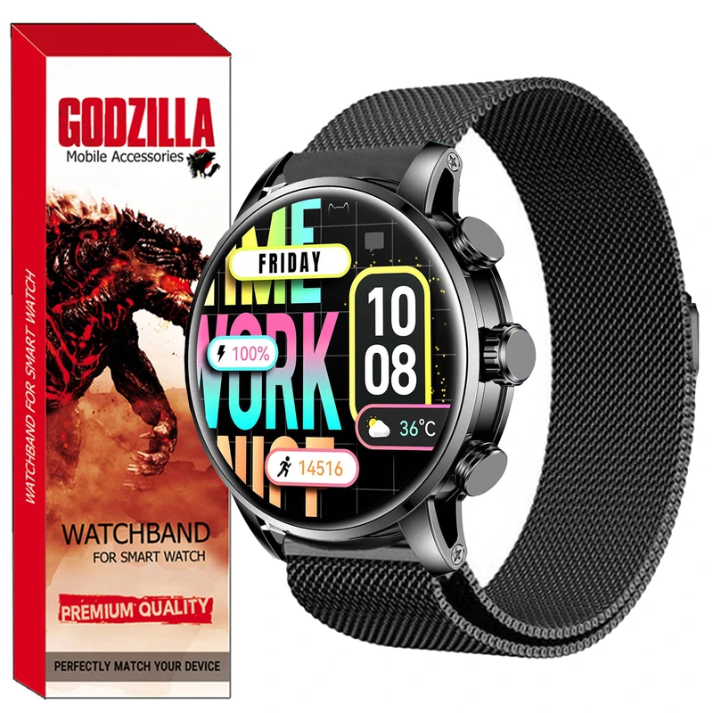 بند گودزیلا مدل Milanese مناسب برای ساعت هوشمند کیسلکت KR2