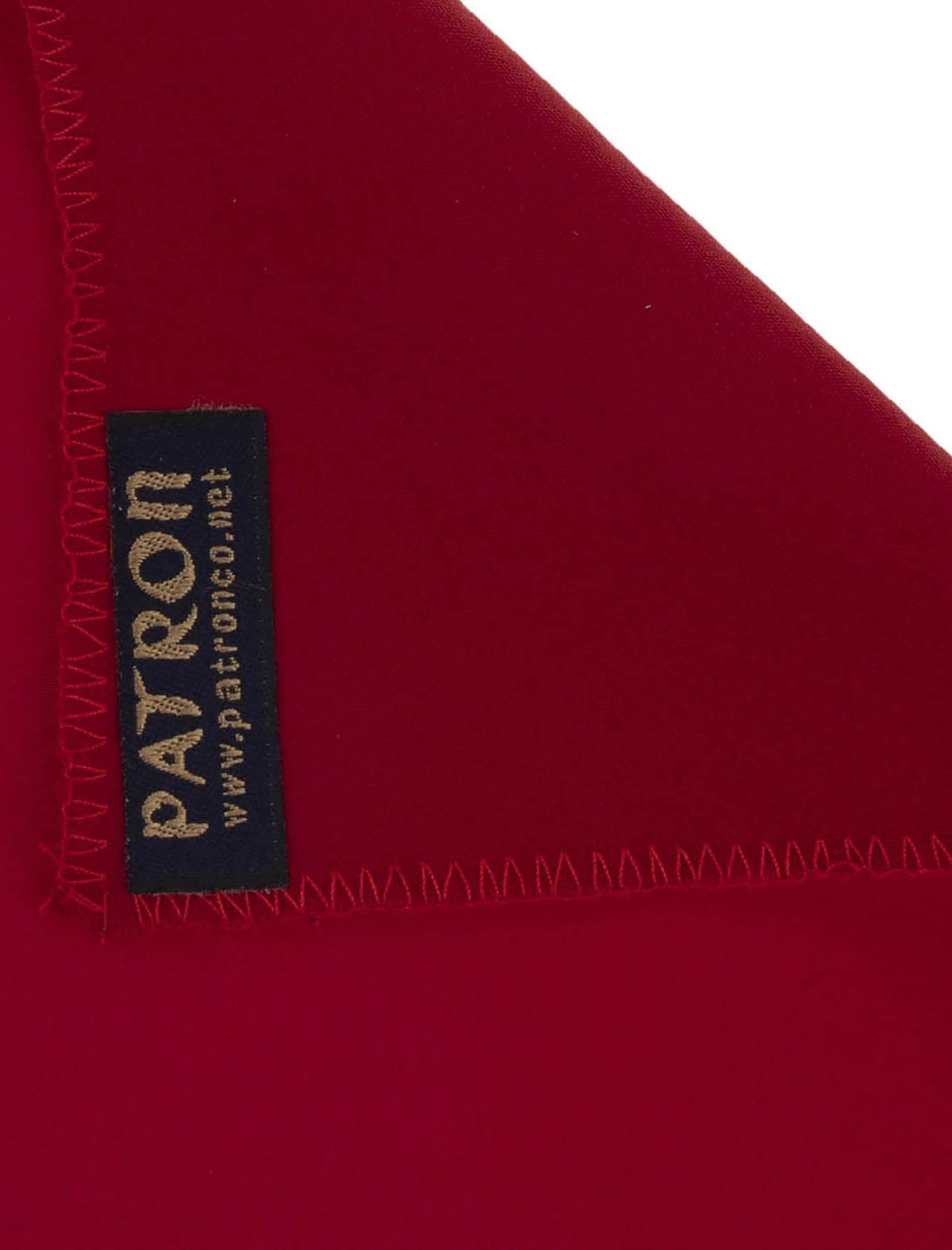 دستمال جیب ساده مردانه - پاترون تک سایز - قرمز - 3