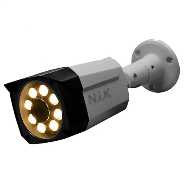 دوربین مداربسته تحت شبکه ان آی کی مدل وارم لایت IP B4747 _ 5MP