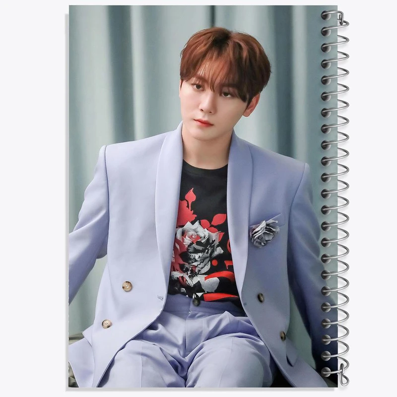 دفتر مشق 50 برگ خندالو مدل سونگ کوان گروه سونتین Seventeen کد 21622