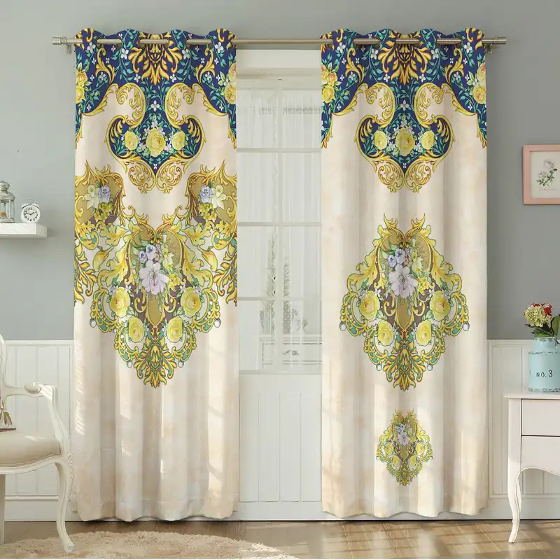 پرده نیروانا طرح مدرن مدل مخمل کد 4870 سایز 140×280 سانتی متر