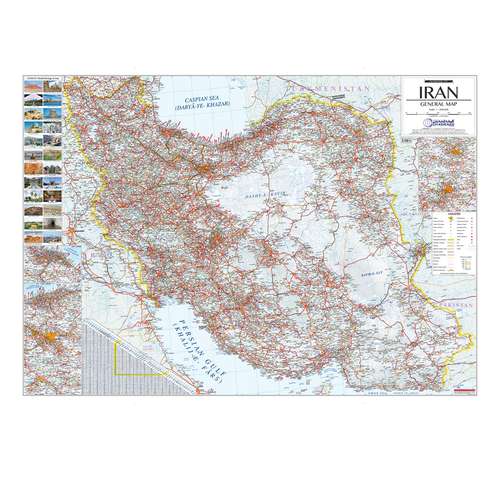 نقشه راهنمای ایران گیتاشناسی نوین کد 1491