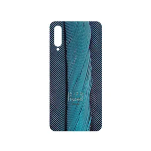 MAHOOT Turquoise feathers Cover Sticker for Samsung Galaxy A50s