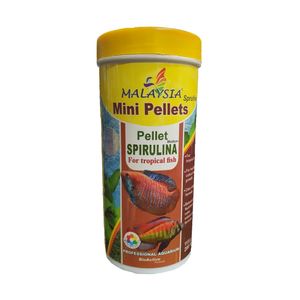 نقد و بررسی غذای ماهی مالزی مدل مینی پلت اسپرولینا تروپیکال وزن 115 گرم توسط خریداران