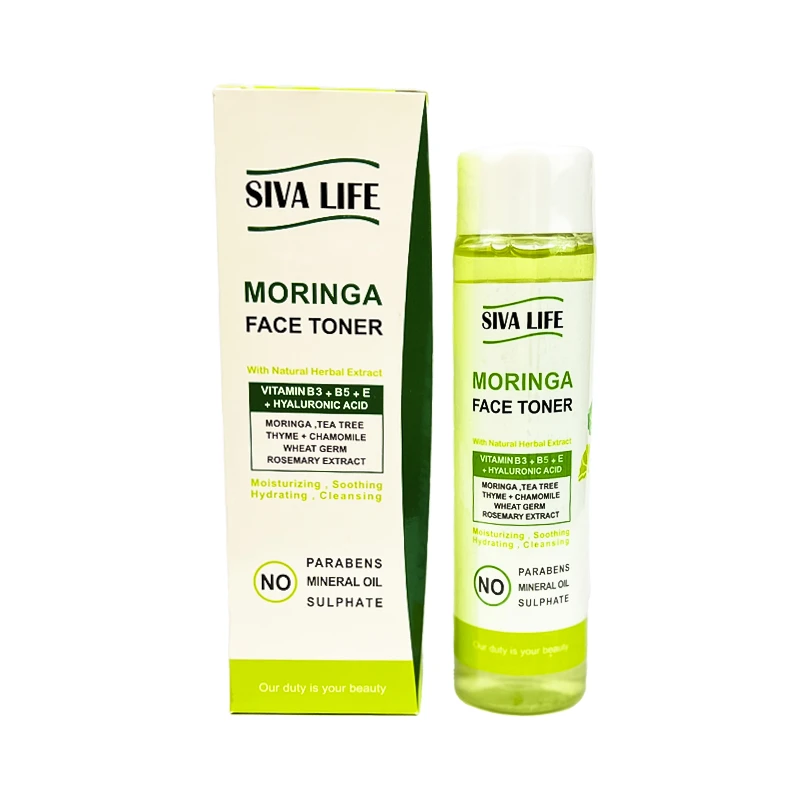تونر پاک‌کننده صورت سیوا لایف مدل Moringa مناسب برای پوست چرب حجم 150 میلی‌لیتر
