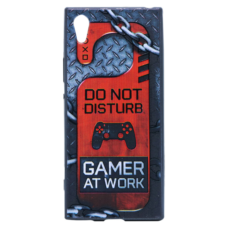 کاور طرح Game At Work مدل Happy مناسب برای گوشی موبایل سونی Xperia XA1 Ultra