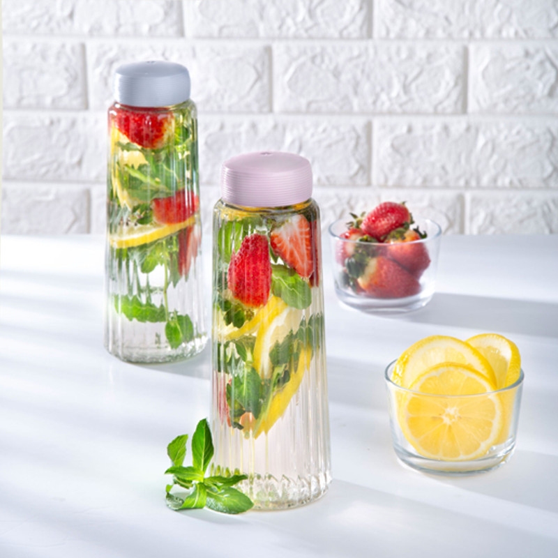 بطری شیشه ای مدل آب نیم لیتری