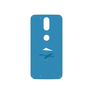 MAHOOT Minimal Paper Airplane Cover Sticker for Motorola Moto G4